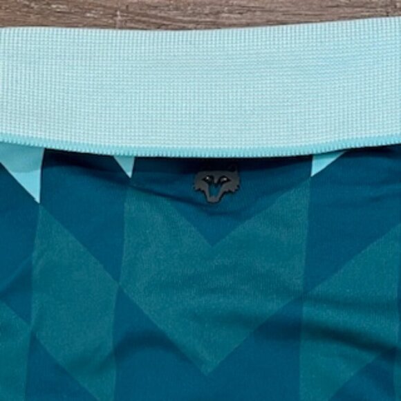 Greyson Geometric Print Golf Polo Shirt Men’s Large Turquoise‎ Green - Picture 7 of 15